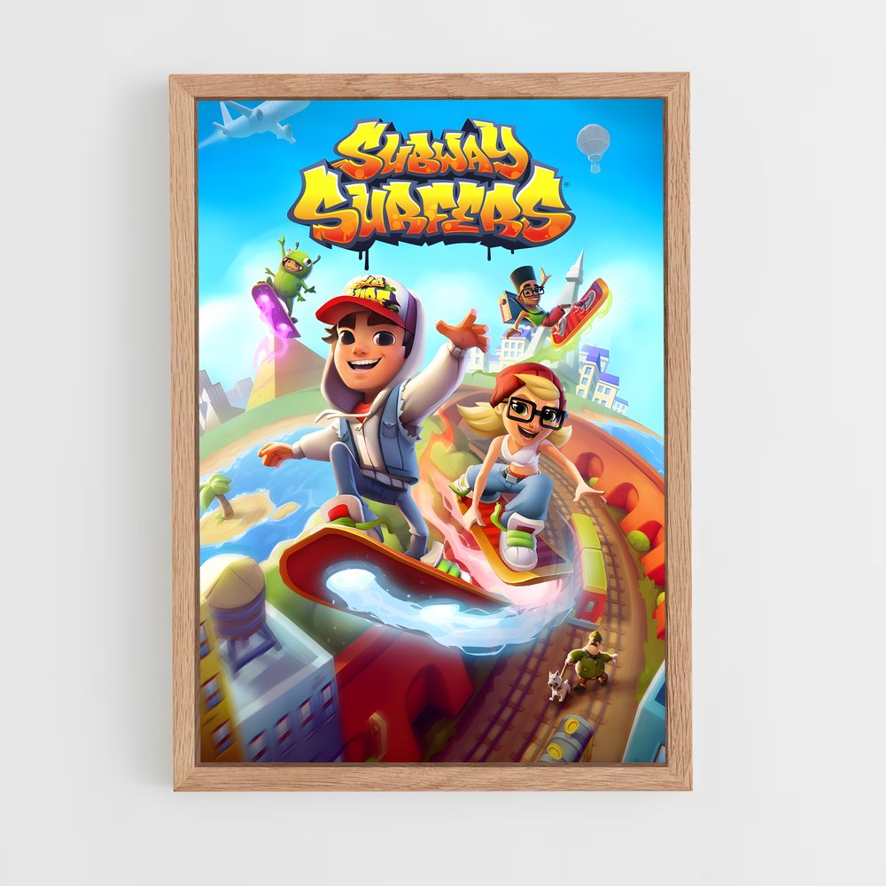 Poster Subway Adventure – affiche Subway surfers (vue 4)
